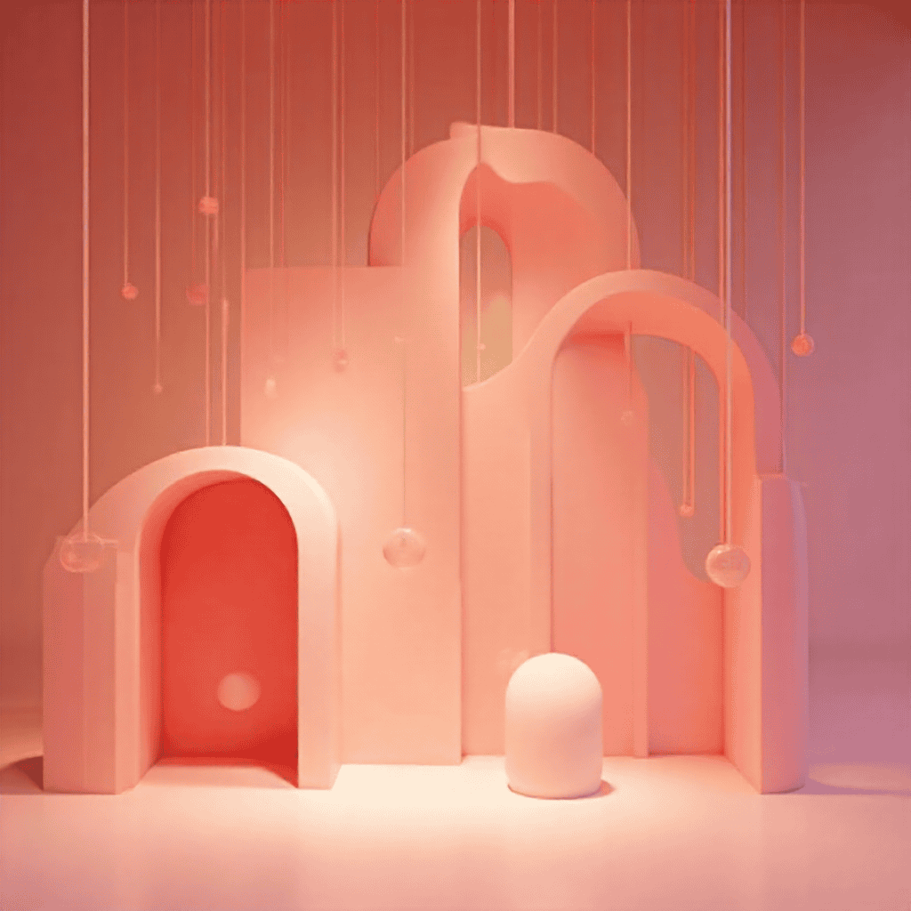 Artisanuniqueal ambient light hall with immersive illumination